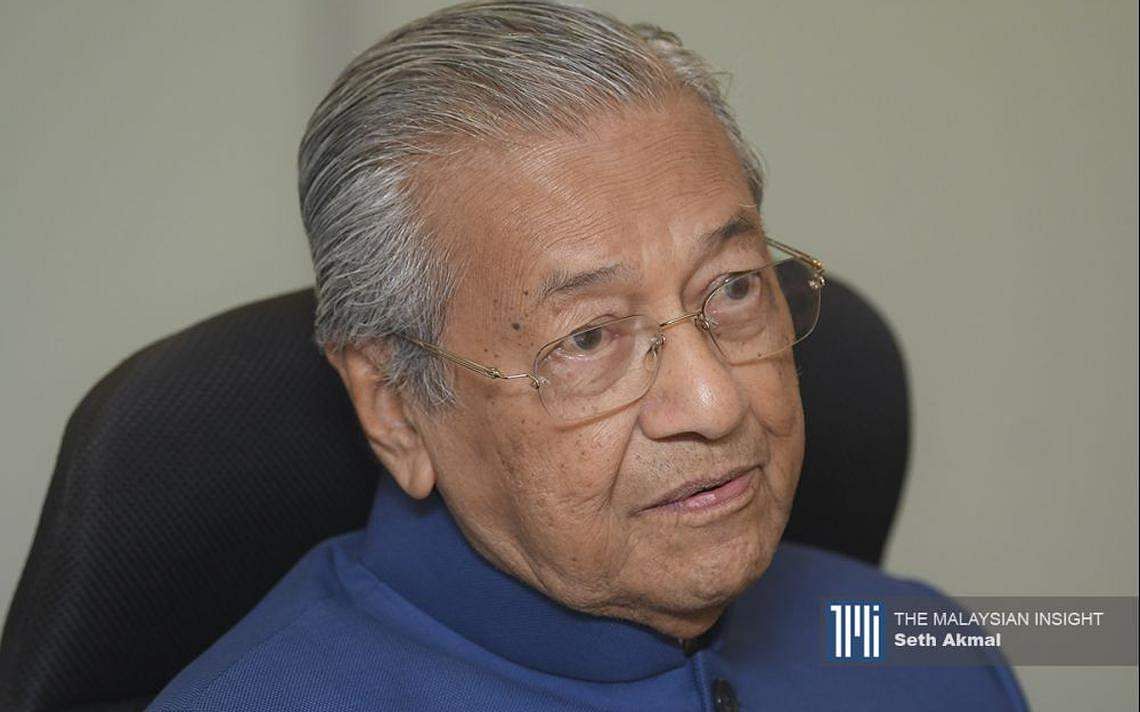 tun mahathir marah najib