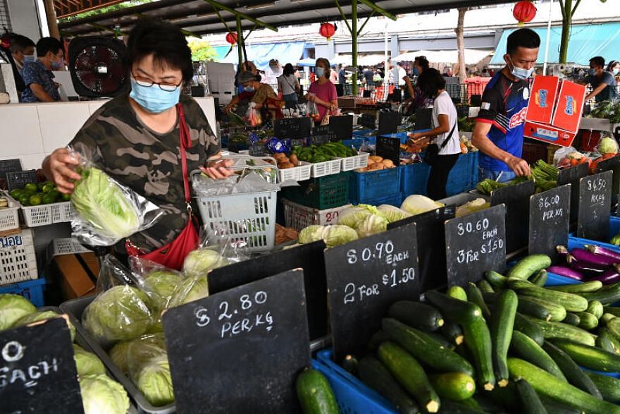 Singapore Food Prices Increase